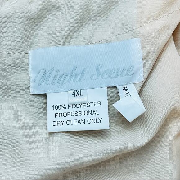 Night Scene beaded mother of the bride or groom dress cream 4XL - Picture 12 of 12